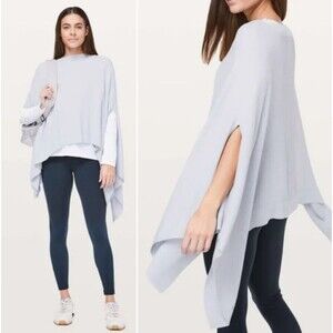 NEW Lululemon Forward Flow Poncho Transitional Layering‎ Sweater One Size